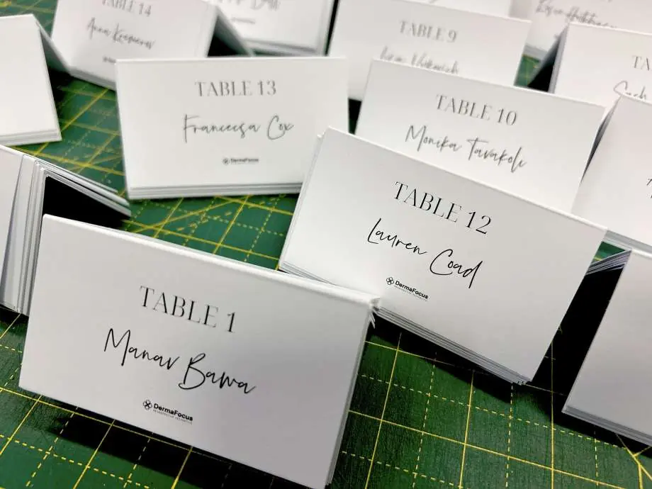 place cards printing