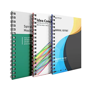 wire bound brochure printing London