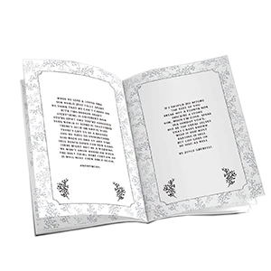 order of service booklet printing London