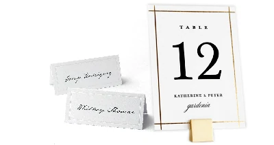 place card and table name printing London