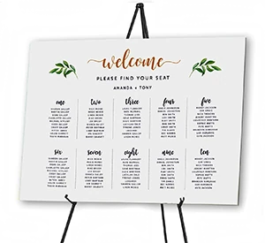 table plan printing London